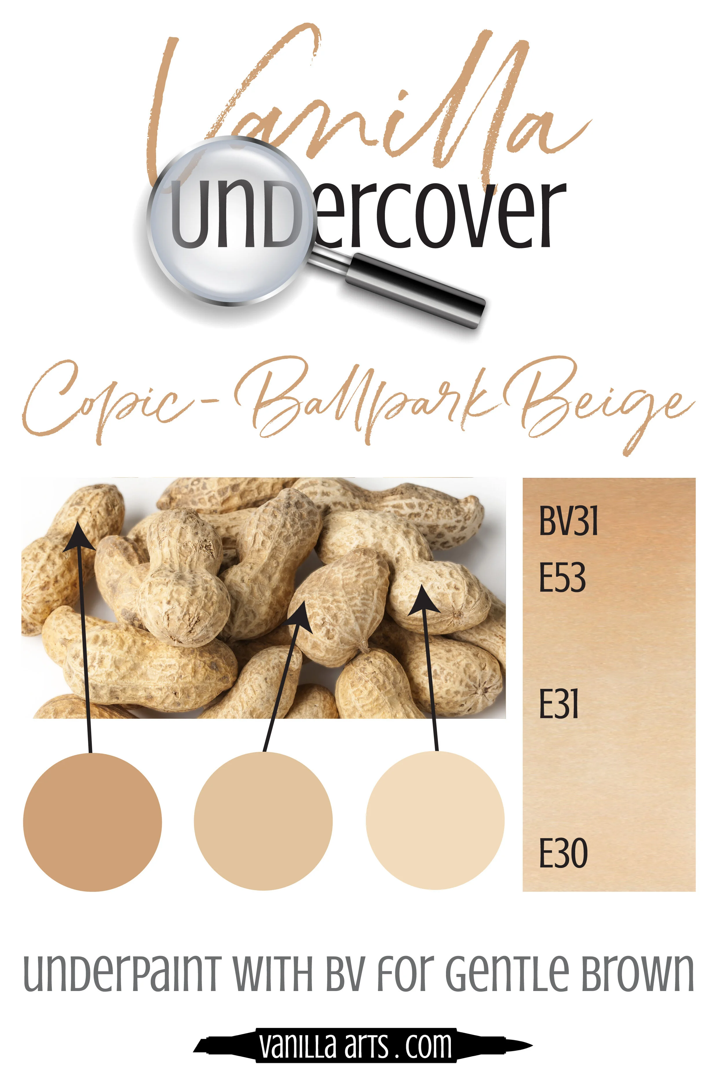 Vanilla Undercover: Underpaint with Copic Markers for